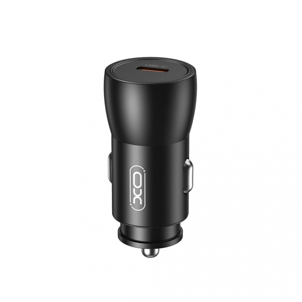 XO încărcător auto 25W USB-C + cablu USB-C la USB-C, negru (model CC57) [2]