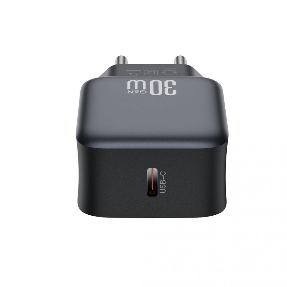 XO încărcător rețea 30W USB-C + cablu USB-C la USB-C, negru (model L155) [2]