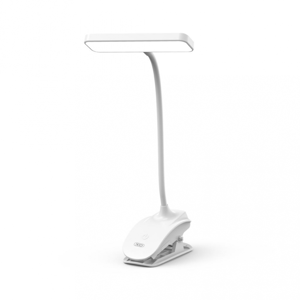 XO lampă LED cu clemă, reîncărcabilă, 800mAh, alb (model OZ-06B) [1]