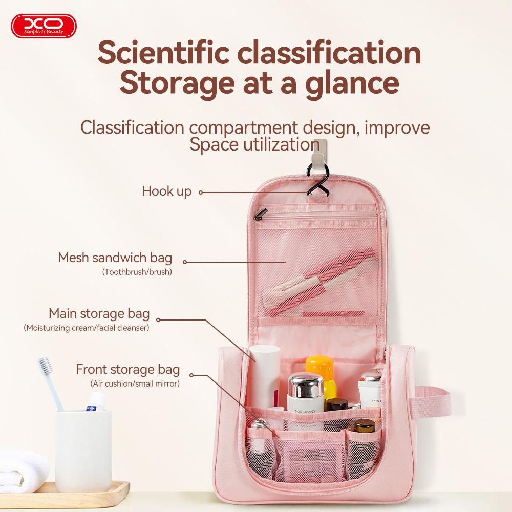 XO Organizator Gri CB07 – Geantă Organizare Accesorii și Cosmetice, Compactă și Rezistentă [3]