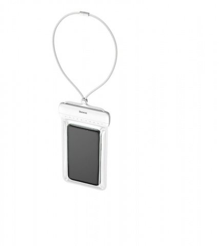 Huse - Husă Waterproof pentru Telefon 7.2" Baseus Let's Go, Alb