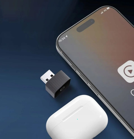 Ottocast Mini Cube T2 – adaptor wireless CarPlay & Android Auto, negru [1]