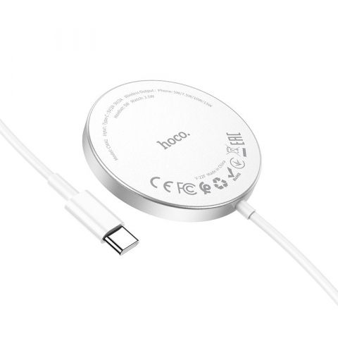 Încărcător cu Fir HOCO 3in1 Tip C Compatibil cu MagSafe 15W CW41 Alb - Eficiență și Versatilitate [4]