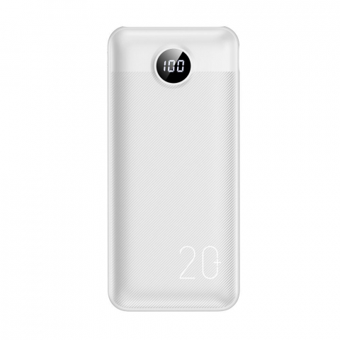 Powerbank Veger L20S, 20000mAh, PD QC3.0, 2A, 20W, Alb [3]