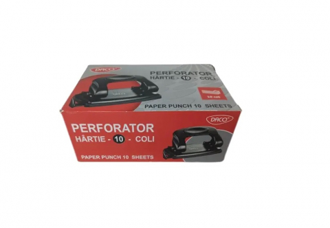 Rechizite și Birotică - Perforator DACO pentru 10 Coli