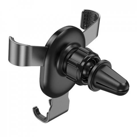 Suport Auto Gravity Hoco pentru Grilaj Aerisire CA56 Plus, Metal Armour, Argintiu [3]