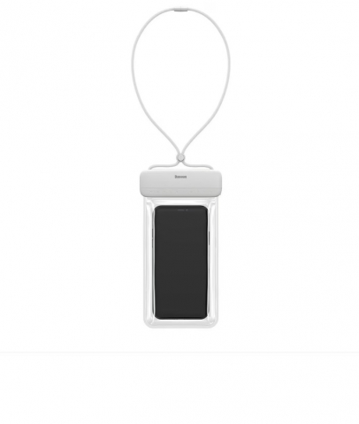 Husă Waterproof pentru Telefon 7.2" Baseus Let's Go, Alb [2]