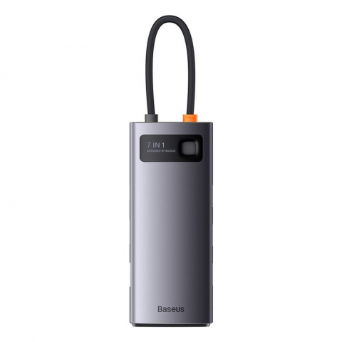 Adaptor Hub 7-în-1 Baseus Type-C, Gri [1]