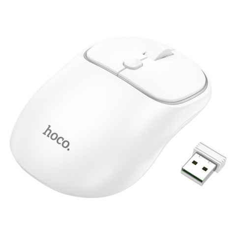 Mouse Wireless Hoco GM25 – 2.4G, 1600 DPI, Space White [1]