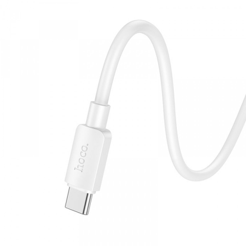 Cablu Hoco X96, USB Type-C la USB Type-C, Încărcare Rapidă PD 60W, 1m, Alb [1]