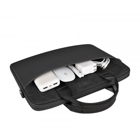 Geantă Impermeabilă pentru Laptop WiWU Minimalist, 15.6", Negru [3]