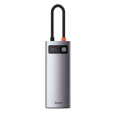 Adaptoare - Adaptor BASEUS HUB 5in1 Tip C , 0,15m, Gri