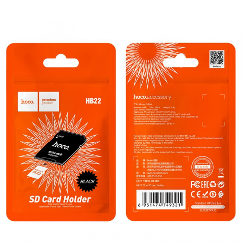 Adaptor HOCO HB22 de la TF la SD pentru Carduri de Memorie [4]