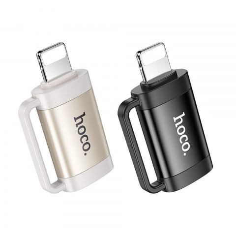 Adaptor OTG Hoco Lightning la Type-C, UA31B, Negru [4]