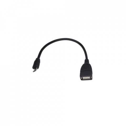 Adaptoare - Adaptor OTG USB-A femelă la micro USB masculin, negru