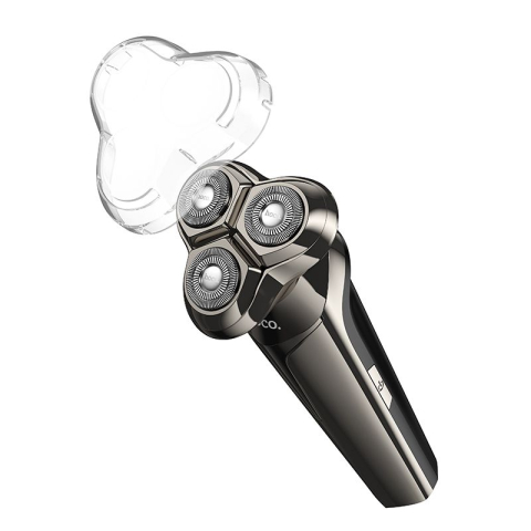 Aparat de Ras Electric HOCO HP39 3 Lame Rotative LED 60min Gri [2]