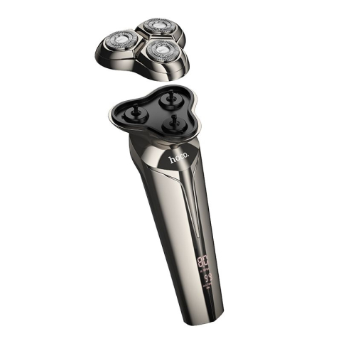 Aparat de Ras Electric HOCO HP39 3 Lame Rotative LED 60min Gri [1]