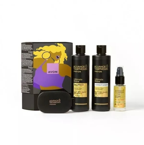 Cosmetice & Ingrijire personala - AVON Advance Techniques – Set cadou pentru strălucirea radiantă a părului