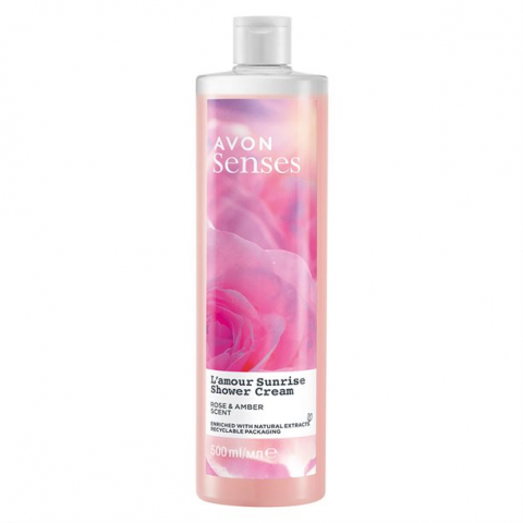 Lotiuni si creme de corp - Avon L’Amour Sunrise – Gel de Duș Cremă 500 ml