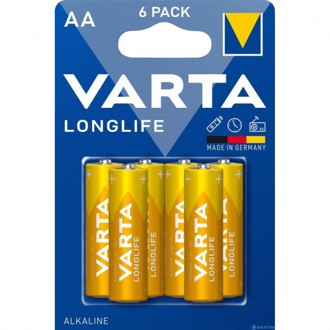 Casă - Baterii Varta Alkaline R6 AA Longlife