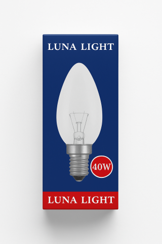 Casă - Bec incandescent LUNA LIGHT 40W – Lumina clasica si calda, pentru uz casnic