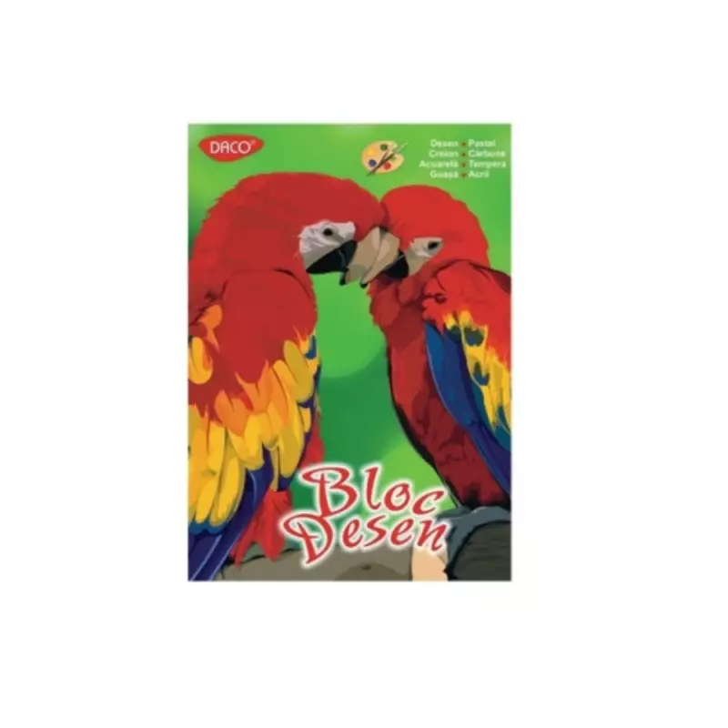 Bloc de desen - Bloc de Desen A4, 170 g/m² – Hârtie de Calitate pentru Artă și Schițe
