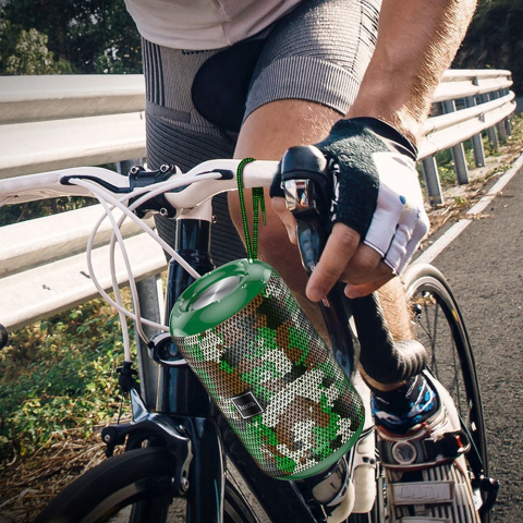 Boxă Bluetooth HOCO HC1, 5W, Autonomie 4h, Camouflage Green [1]