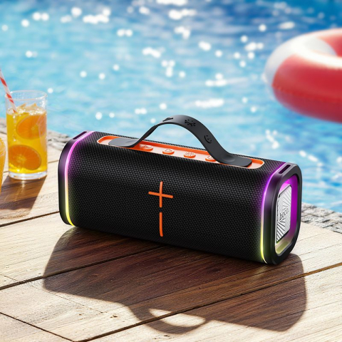 Boxa Portabila Bluetooth HOCO HC51 Soul Sports, 30W, Bluetooth 6.0, TWS, USB, TF, Negru [2]