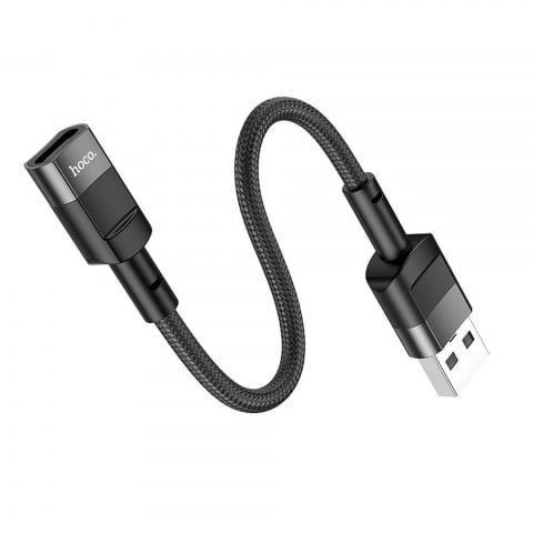Cablu de date, Hoco U107, USB Male/ USB 3.0, 3A, 5Gbps, 1.2m, Negru [2]