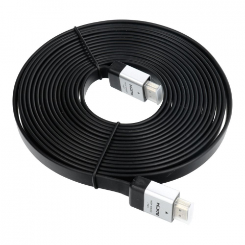 Cablu HDMI la HDMI 5m, 4K 60Hz, High Speed cu Ethernet, v2.0, negru [1]