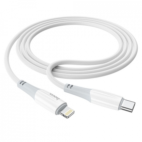 Cablu Hoco Type-C la Lightning PD 3A 20W X70 1m Alb - Încărcare Ultra-Rapidă pentru Dispozitivele Tale Apple [1]