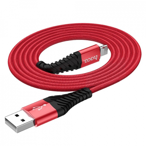 Accesorii GSM & IT - Cablu HOCO USB A la Lightning 2,4 X38 1 m roșu