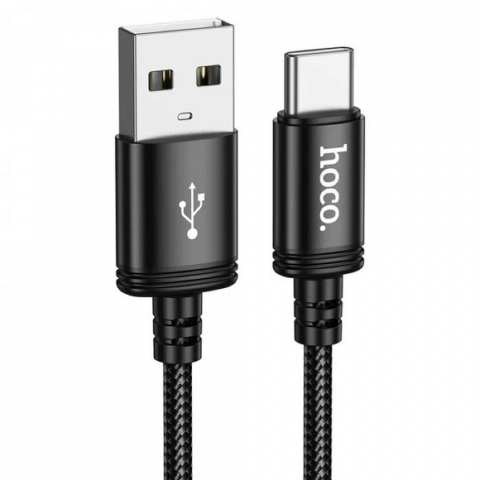 Adaptoare - Cablu Hoco X91 USB-A la Type-C, 3A, 3m, Negru