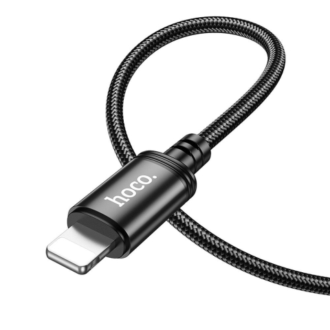 Cablu USB-A la Lightning HOCO X89 2.4A 2M Negru pentru iPhone si iPad [2]