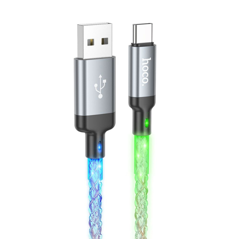 Cabluri - Cablu USB-A la USB-C HOCO U112 3A 1m – încărcare rapidă și transfer date