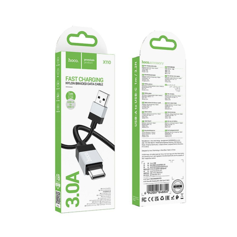 Cablu USB-A la USB-C HOCO X110 3A 1m – încărcare rapidă și durabilitate [4]