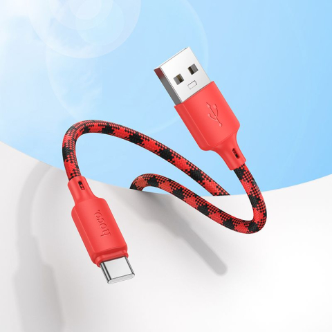 Cablu USB-A la USB-C HOCO X116 3A 1m – încărcare rapidă, design gradient [2]