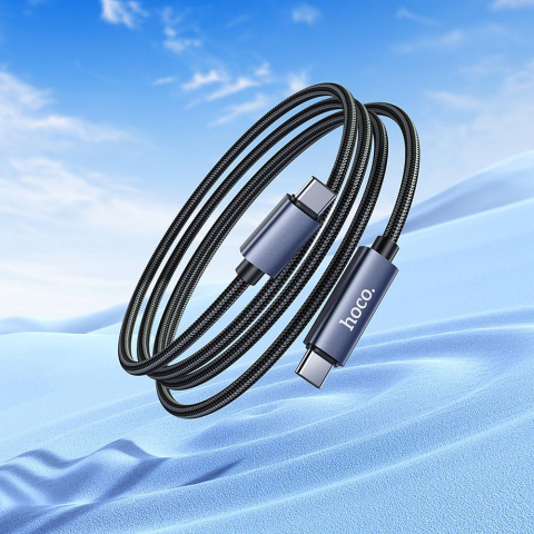 Cablu USB-C la USB-C HOCO X112 60W 3A 1m cu display – încărcare rapidă [3]
