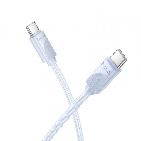 Cablu USB-C la USB-C Hoco X114 – 60 W, 1 m, Albastru [1]