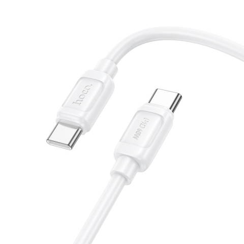 Cabluri - Cablu USB-C la USB-C HOCO X115 Surpass PD 240W, 5A, 1m, Alb