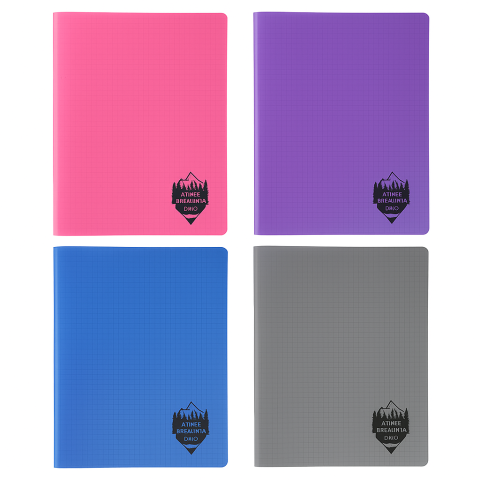 Rechizite și Birotică - Caiet A4 matematică – 60 file, copertă plastic, diverse culori, DACO