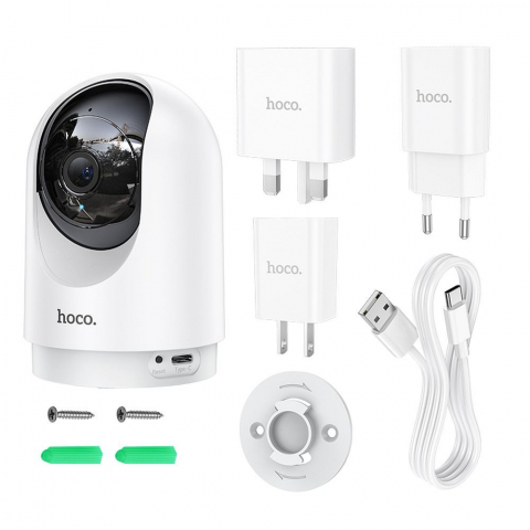 Casă si grădină - Cameră de Supraveghere Hoco Indoor Full HD, D1, Albă