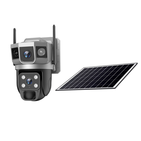 Camera Supraveghere Exterior Solara 4G SIM PTZ 3MP V380 Pro, Rotire 355°, Audio Bidirectional, IP66 [2]