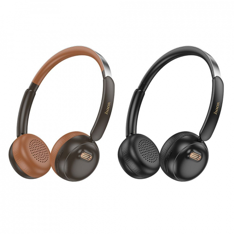 Căști Bluetooth Hoco W62 cu Fir - Negru [1]