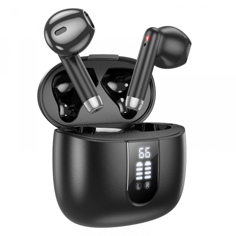 Casti - Căști Bluetooth Wireless HOCO TWS EW36 Negre - Sunet de Calitate la Îndemâna Ta