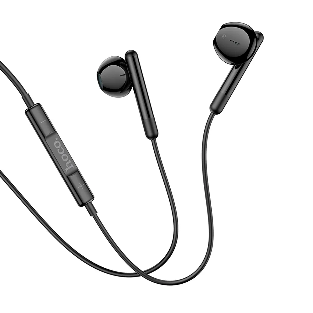 Casti - Căști cu fir HOCO M93 (jack 3,5 mm) – negre, cu microfon