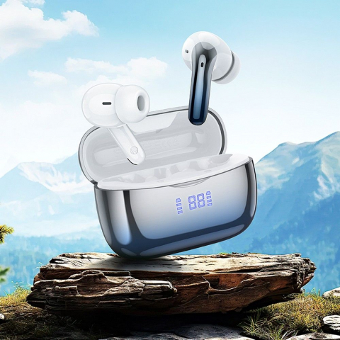 Căști wireless Hoco EQ16 TWS Bluetooth, ANC + ENC, Blue Glaze – sunet premium și design modern [2]
