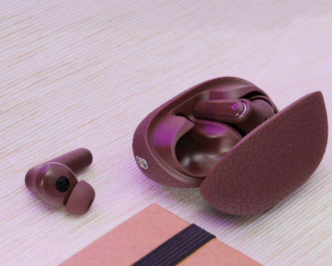 Căști wireless Hoco EQ23 TWS Bluetooth, maro – stil natural și sunet clar [1]