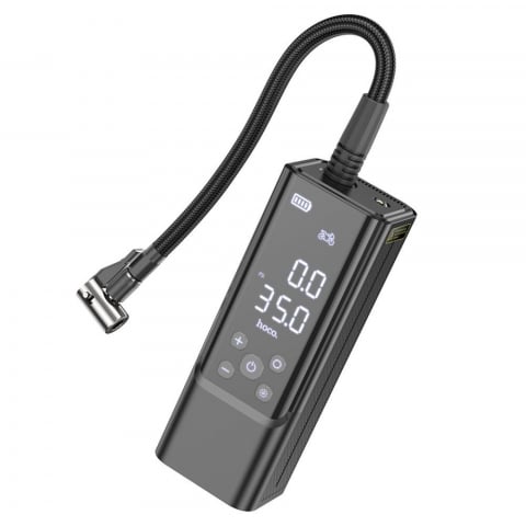 Diverse - Compresor portabil fără fir Hoco ZP7, 5000mAh, Negru