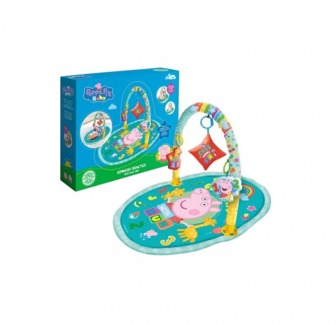 Jucarii si Gadget-uri copii - Covoraș Educațional pentru Bebe Peppa Pig - Multicolor